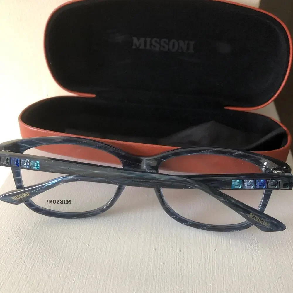 New Missoni Frames Eyeglasses Blue 52/17
